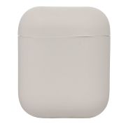 Чехол для AirPods Soft touch белый серый