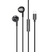 Наушники с микрофоном разъём Lightning Hoco M115 чёрные