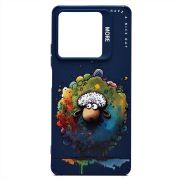 Чехол Xiaomi Redmi Note 13 5G Global силикон с принтом овечка