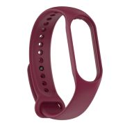 Ремешок Xiaomi Mi Band 7 силикон на кнопке бордо