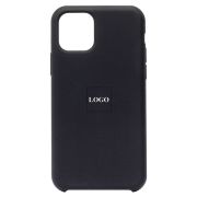 Чехол iPh 11 Pro силикон Soft Touch с лого чёрный