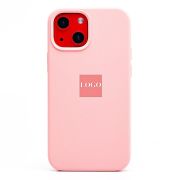 Чехол iPh 13 mini силикон Soft Touch с лого розовый