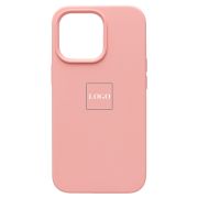 Чехол iPh 13 Pro силикон Soft Touch с лого розовый