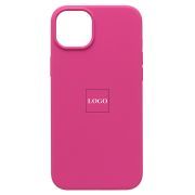 Чехол iPh 14 Plus силикон Soft Touch с лого фиолетовый