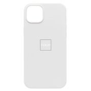 Чехол iPh 14 Plus силикон Soft Touch с лого белый силикон