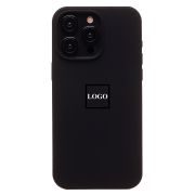 Чехол iPh 15 Pro Max силикон Soft Touch с лого чёрный