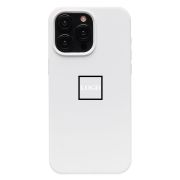 Чехол iPh 15 Pro Max силикон Soft Touch с лого белый