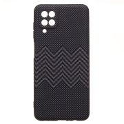 Чехол Samsung A12 пластик Luxo Life с защитой камеры с принтом 133