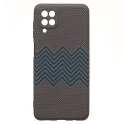 Чехол Samsung A12 пластик Luxo Life с защитой камеры с принтом 136