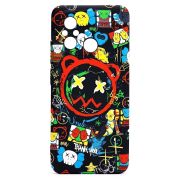 Чехол Xiaomi Redmi 12C/Poco C55 пластик Luxo Life с защитой камеры с принтом 105