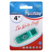 Накопитель USB 4Gb Smartbuy Glossy зелёный