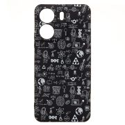 Чехол Xiaomi Redmi 13C 4G/Poco C65 пластик Luxo Life с защитой камеры с принтом 141