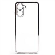 Чехол Realme 10 4G пластик перфорация с защитой камеры прозрачный серебристый