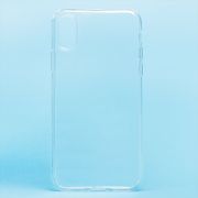 Чехол iPh X/XS силикон ультратонкий прозрачный