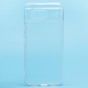 Чехол Google Pixel 8 силикон ультратонкий прозрачный