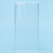 Чехол Samsung S24 Ultra силикон ультратонкий прозрачный