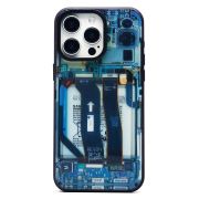 Чехол iPh 15 Pro Max пластик с окантовкой и принтом 001