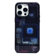 Чехол iPh 15 Pro Max пластик с окантовкой и принтом 002