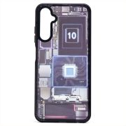 Чехол Samsung A05s/A057 пластик с окантовкой и принтом 002