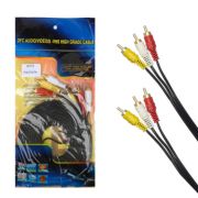 Аудиокабель - Кабель 3RCA (m) - 3RCA (m) 5м AV13