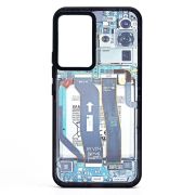 Чехол Samsung A54/A546 пластик с окантовкой и принтом 001