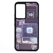 Чехол Samsung A54/A546 пластик с окантовкой и принтом 002