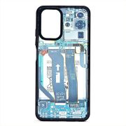 Чехол Xiaomi Redmi Note 10 пластик с окантовкой и принтом 001