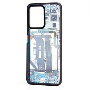 Чехол Xiaomi Redmi Note 12 4G пластик с окантовкой и принтом 001
