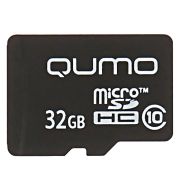 Карта памяти 32GB - Qumo карта памяти microSDHC class 10 без адаптера