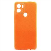 Чехол Xiaomi Redmi A1+ силикон с вкраплениями и защитой камеры оранжевый