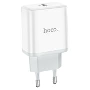 Адаптер Сетевой - Hoco C104A, 1USB/3.1A/QC3.0 белый