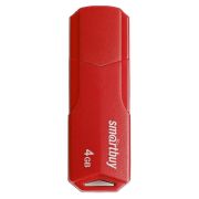Накопитель USB 4Gb Smartbuy Clue красный
