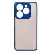 Чехол Tecno Pop 8 пластик с защитой камеры синий