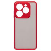 Чехол Tecno Spark 20C пластик с защитой камеры красный