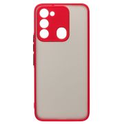 Чехол Tecno Spark 8c/Spark Go 2022 пластик с защитой камеры красный