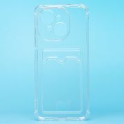 Чехол Tecno Pop 9 5G/Spark 30C 5G силикон с картхолдером и защитой камеры прозрачный