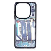 Чехол Tecno Spark 20/Spark 20C пластик с окантовкой и принтом 001