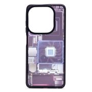 Чехол Tecno Spark 20/Spark 20C пластик с окантовкой и принтом 002