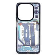 Чехол Tecno Spark 20C пластик с окантовкой и принтом 001