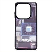 Чехол Tecno Spark 20C пластик с окантовкой и принтом 002