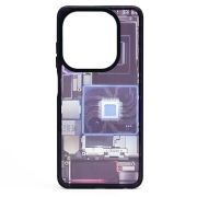 Чехол Tecno Spark Go 2024 пластик с окантовкой и принтом 002