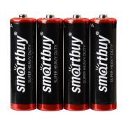 Батарейка AA, R06 - Smartbuy R6 4BL 48/960