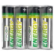 Батарейка AA, LR06 - Трофи  ENERGY Alkaline 4 60/720