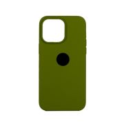 Чехол iPh 14 Pro Max силикон SC хаки закрытый с лого