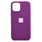 Чехол iPh 12 Pro Max силикон Soft Touch с лого сиреневый