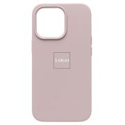 Чехол iPh 13 Pro Max силикон Soft Touch с лого бежевый