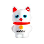 Накопитель USB 32Gb Smartbuy Wild котёнок белый