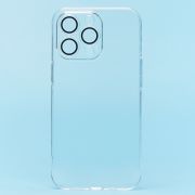 Чехол iPh 13 Pro пластик с защитными линзами на камере прозрачный