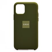 Чехол iPh 11 Pro силикон Soft Touch с лого зелёный