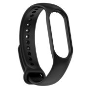 Ремешок Xiaomi Mi Band 7 силикон на кнопке чёрный